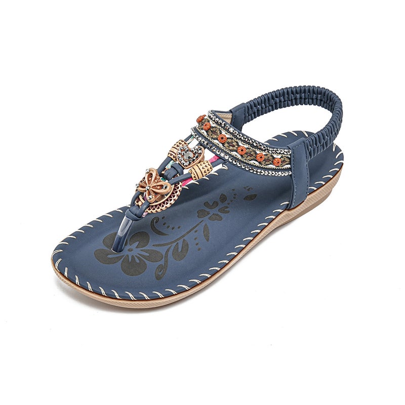 Aaa-Ab6 Summer 2026 New Lightweight and Comfortable Flat-Soled Women''s Casual Fashion Beach Sandals in Large Sizes - Image 5