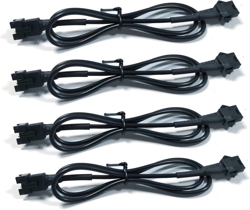 NBWDY 4PCS RGB LED Extension Cable Set - Image 1