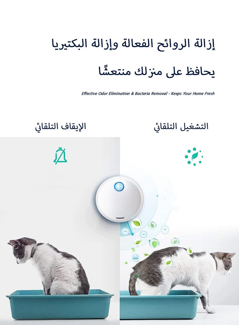 Smart Pet Odor Purifier - Anti-Odor & Bacteria Removal for Cat Litter Boxes, Nest, Shoe Box, Kitchen, Toilet, and Wardrobe  - Image 3