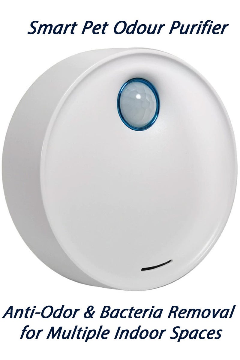 Smart Cat Litter Box Deodorizer, Cat Urine Odor Remover – Advanced Odor Neutralizer & Silent Bacteria Killer, Safe for Saudi Homes & Persian Cats - Image 1