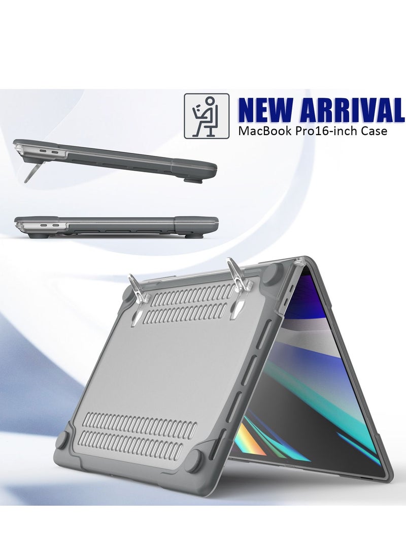 GULFLINK - Hard Shell Case Cover with Kickstand Shockproof Function for MacBook Pro (A2141) 16 inch - Image 1