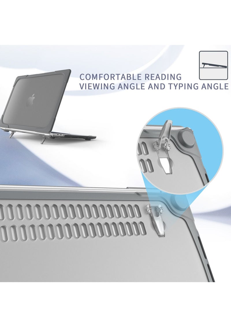 GULFLINK - Hard Shell Case Cover with Kickstand Shockproof Function for MacBook Pro (A2141) 16 inch - Image 1
