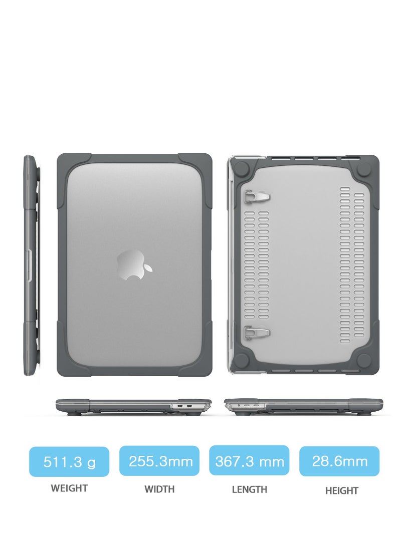 GULFLINK - Hard Shell Case Cover with Kickstand Shockproof Function for MacBook Pro (A2141) 16 inch - Image 1