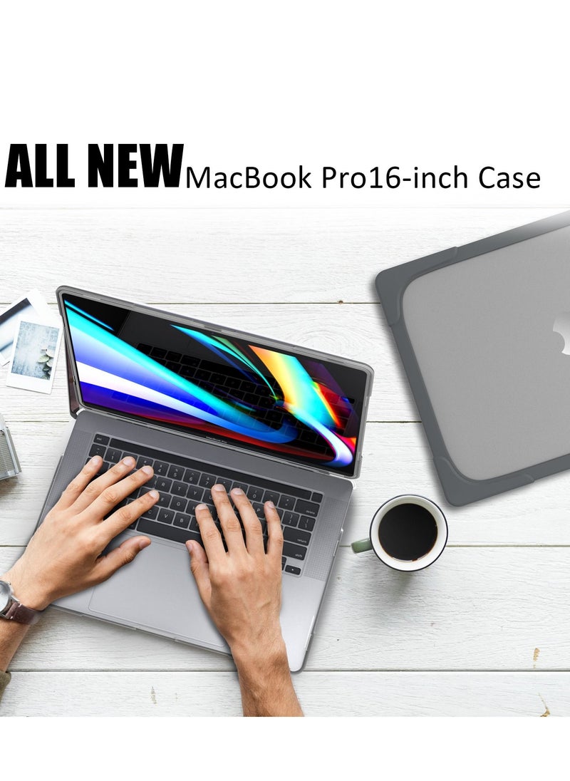 GULFLINK - Hard Shell Case Cover with Kickstand Shockproof Function for MacBook Pro (A2141) 16 inch - Image 1