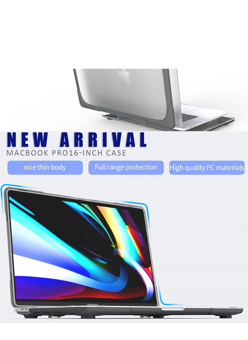 GULFLINK - Hard Shell Case Cover with Kickstand Shockproof Function for MacBook Pro (A2141) 16 inch - Image 1