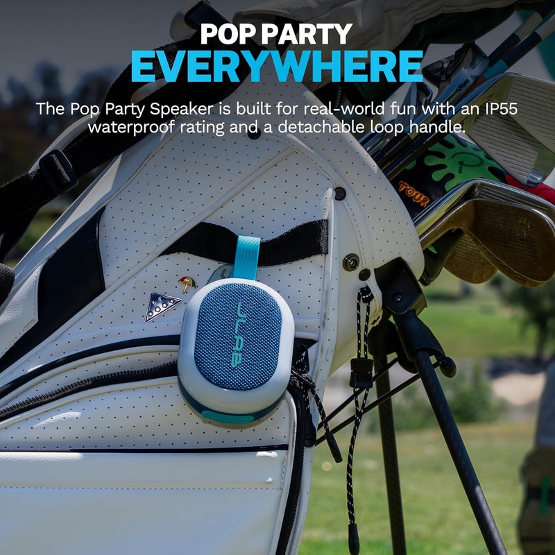 JLab Pop Party Portable Bluetooth Speaker - Navy - Image 5