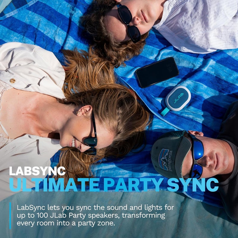 JLab Pop Party Portable Bluetooth Speaker - Navy - Image 3