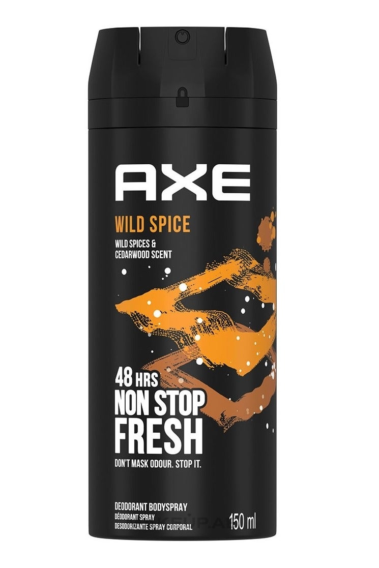 Axe Wild Spice Deodorant Body Spray For Men 150ml (Pack of 6) - Image 2