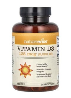 NatureWise Vitamin D3 125 mcg 5000 IU 360 Softgels  - Image 1