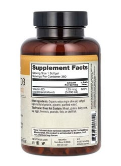 NatureWise Vitamin D3 125 mcg 5000 IU 360 Softgels  - Image 2