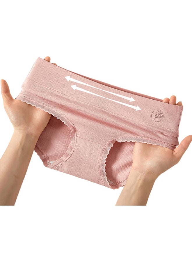 THREEGUN [Yun Gan Series] Women'S Underwear, Pure Cotton Panties, Antibacterial Crotch, Comfortable, Breathable, No Wedgie, Triangle Briefs - Image 2