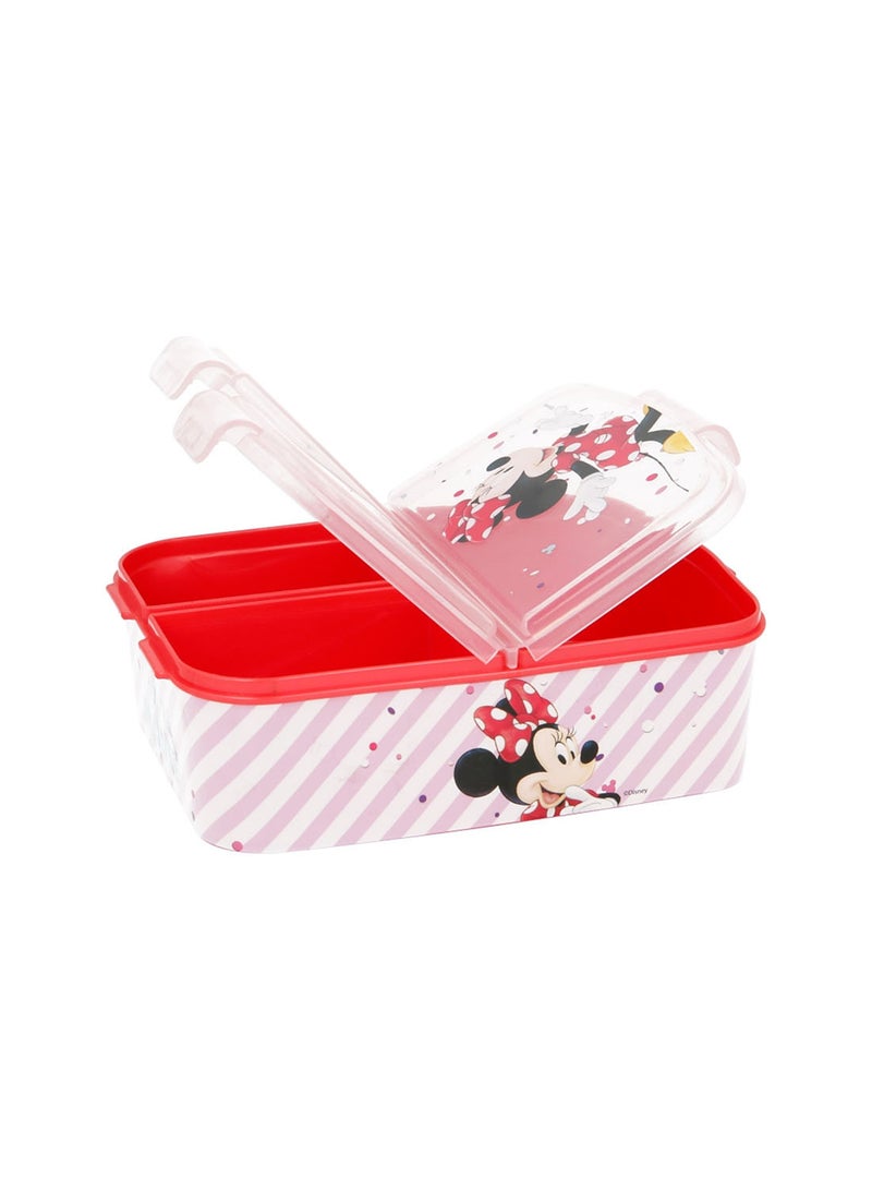 Disney Multi Compartment Minnie Electric Doll Sandwich Box Multicolour - Image 4