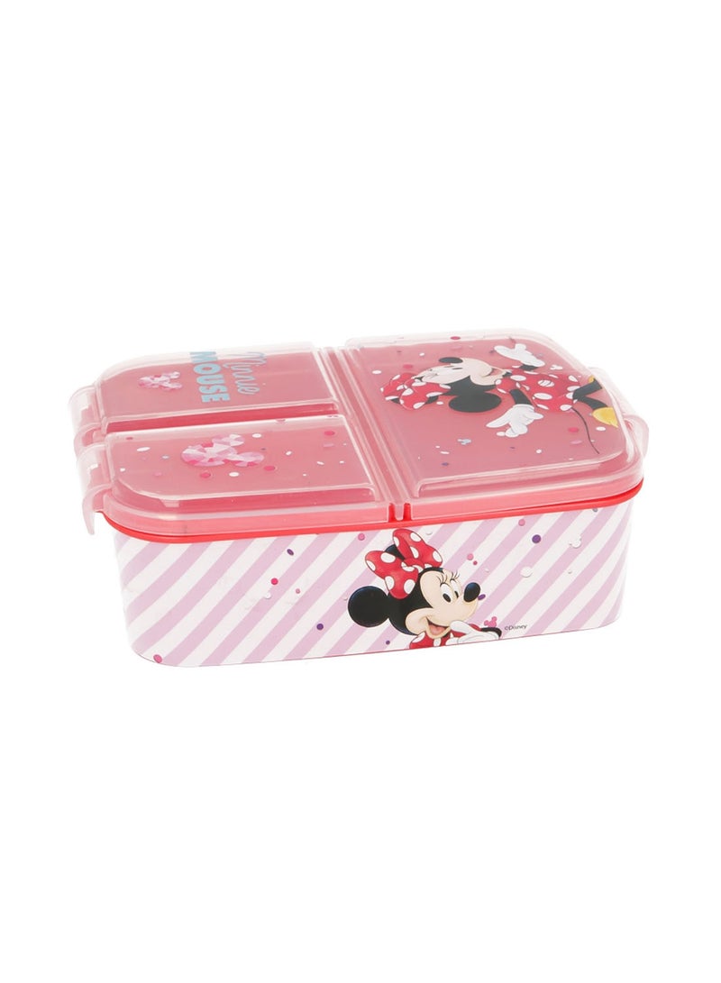 Disney Multi Compartment Minnie Electric Doll Sandwich Box Multicolour - Image 2