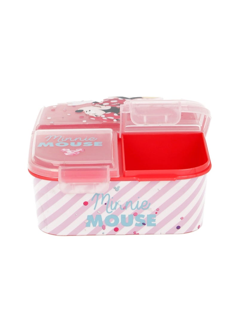 Disney Multi Compartment Minnie Electric Doll Sandwich Box Multicolour - Image 3
