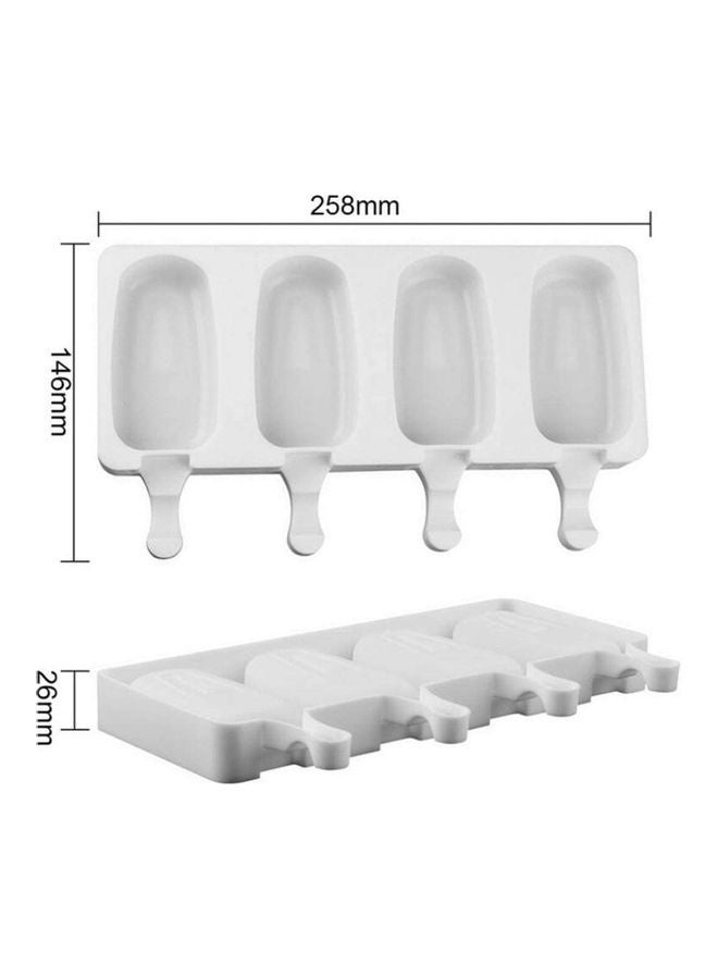 Western Mountains Ice Cream Mold B107 White - Image 4