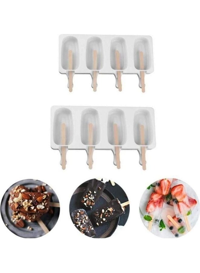 Western Mountains Ice Cream Mold B107 White - Image 2