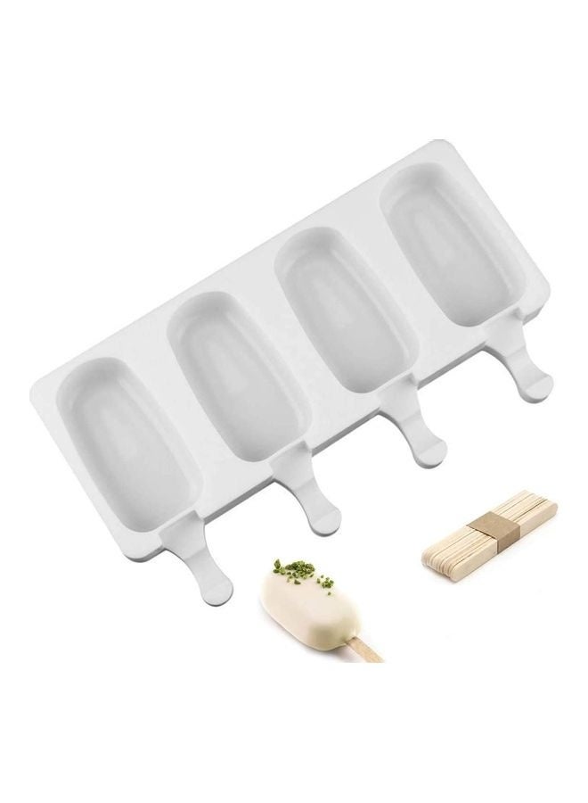 Western Mountains Ice Cream Mold B107 White - Image 1