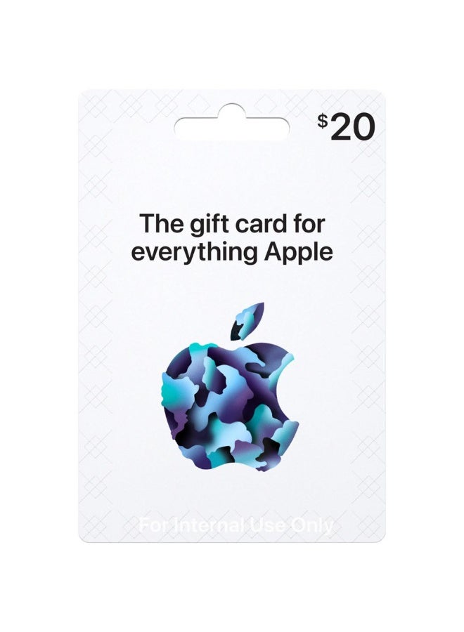 Apple Gift Card US $20 Digital Code | Apple Account Credit for App Store & Digital Purchases