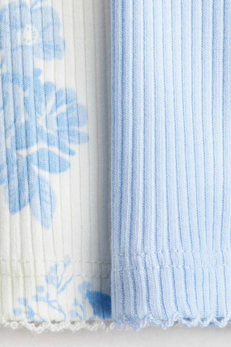 H&M 2-pack ribbed cycling shorts