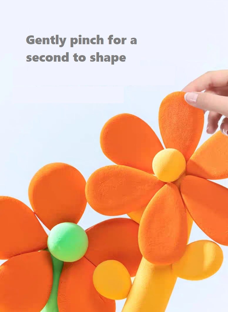 ديلي Deli الطين الخفيف جدا ، العجينة الناعمة والبلاستيلين ، 36 لون DIY لعبة تعليمية مصنوعة يدويا ، آمنة وغير سامة ، هدية - Image 4