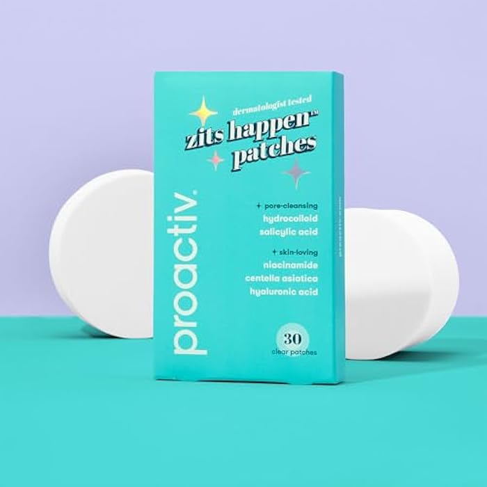 Proactiv Zits Happen® Hydrocolloid Acne Patches- Pimple Patches for Face and Back Acne with Pore Cleansing Salicylic Acid- 30 Count - Image 3