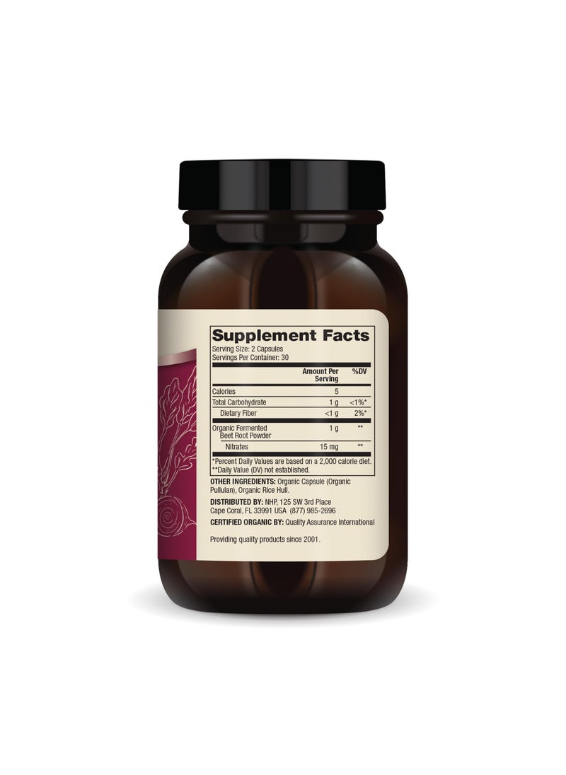 Dr. Mercola Organic fermented beets 60 capsules | dietary supplement  - Image 2