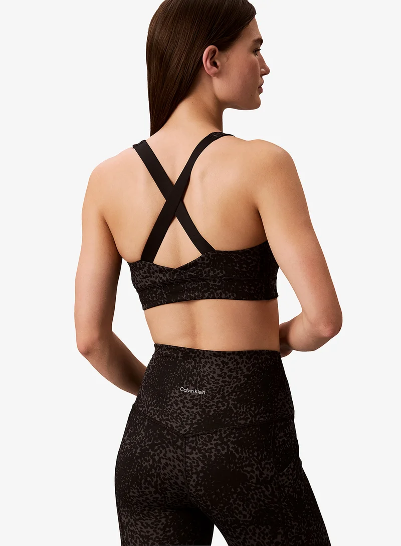 كالفن كلاين سبورت Soft Sport Medium Support Printed Bra
