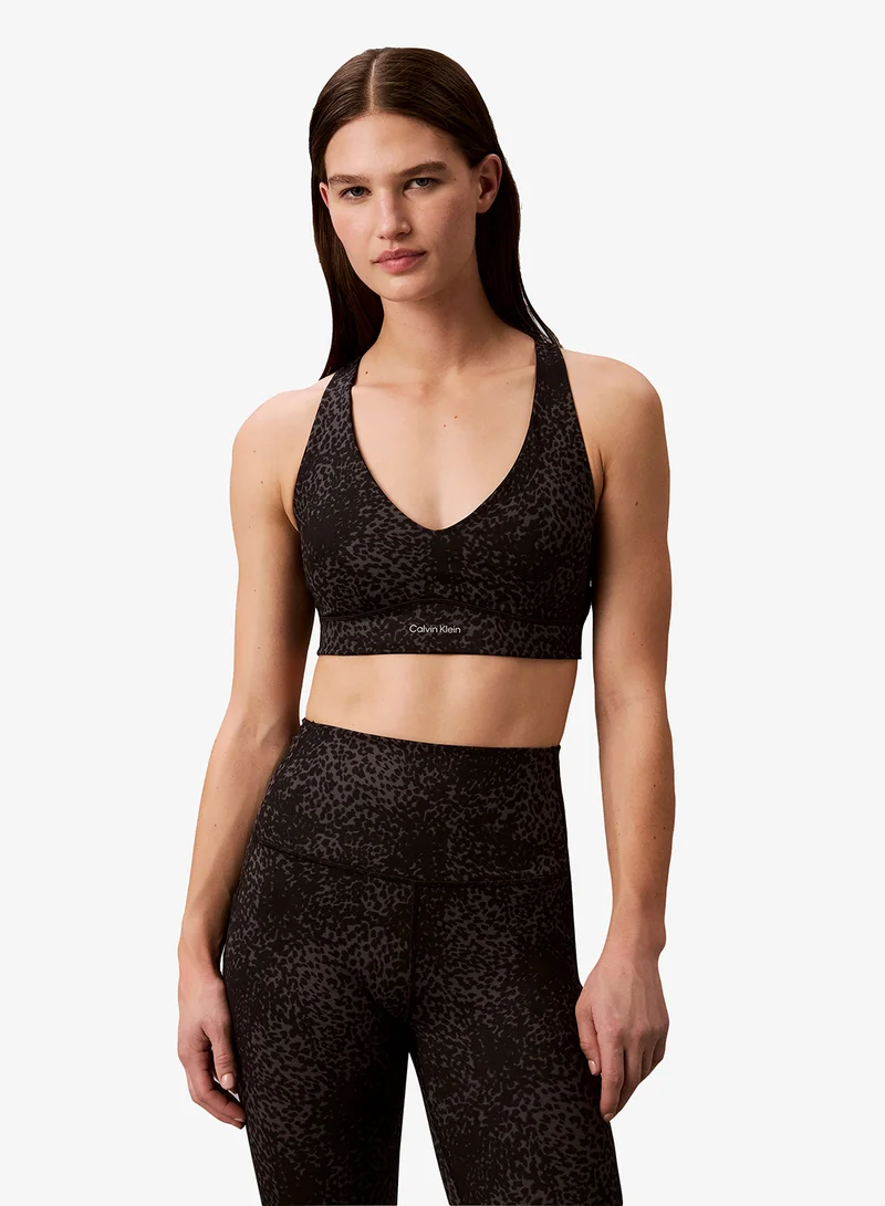 كالفن كلاين سبورت Soft Sport Medium Support Printed Bra