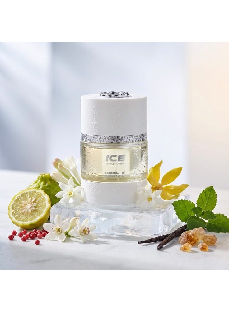 Al Majed Oud Ice Eau de Parfum – 75ml | Musky Vanilla Floral | Unisex - Image 4
