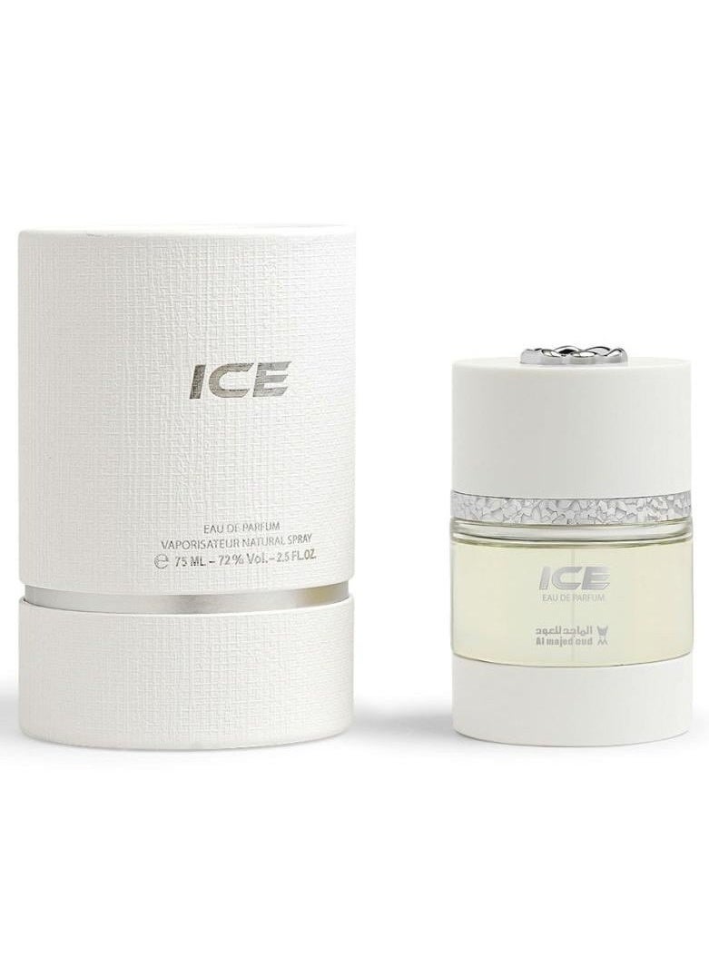 Al Majed Oud Ice Eau de Parfum – 75ml | Musky Vanilla Floral | Unisex - Image 2
