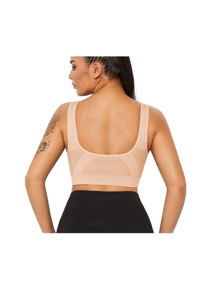 كوينج Women Sports Bra Comfortable Sleep Bras No Underwire Seamless Workout Yoga Bra of 3 Pack - Image 3