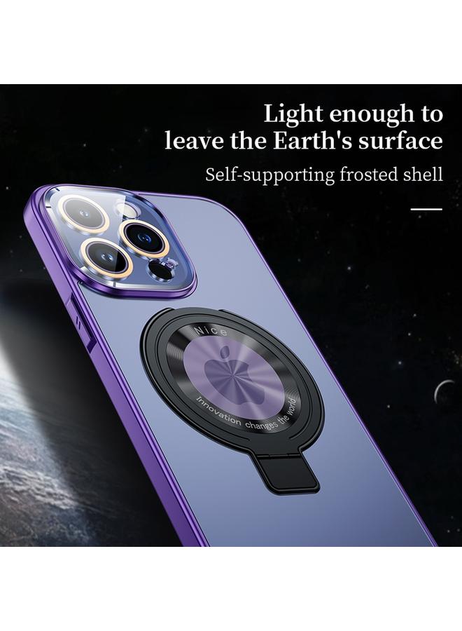 Zaboon Case For iPhone 13 Pro Max Metal Paint Frosted PC MagSafe Phone Case with Lens Film - Image 5