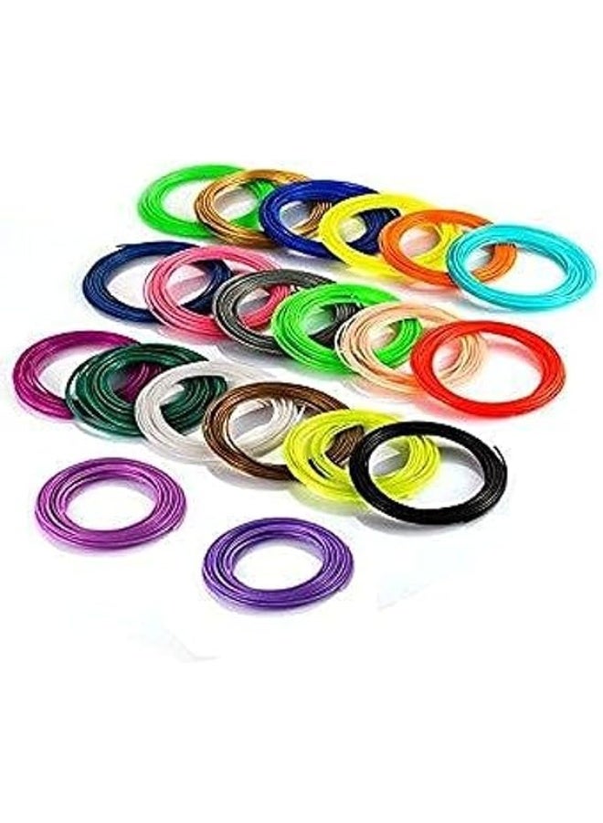 Generic 3D Pen Filament -20 Pieces, 1.75mm - Image 1