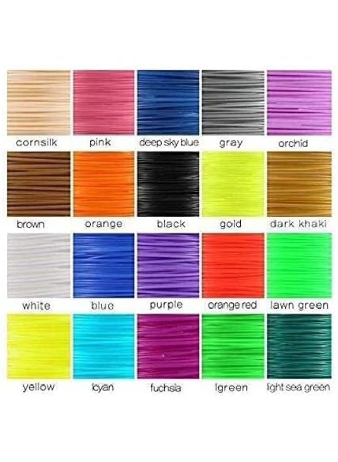 Generic 3D Pen Filament -20 Pieces, 1.75mm - Image 3