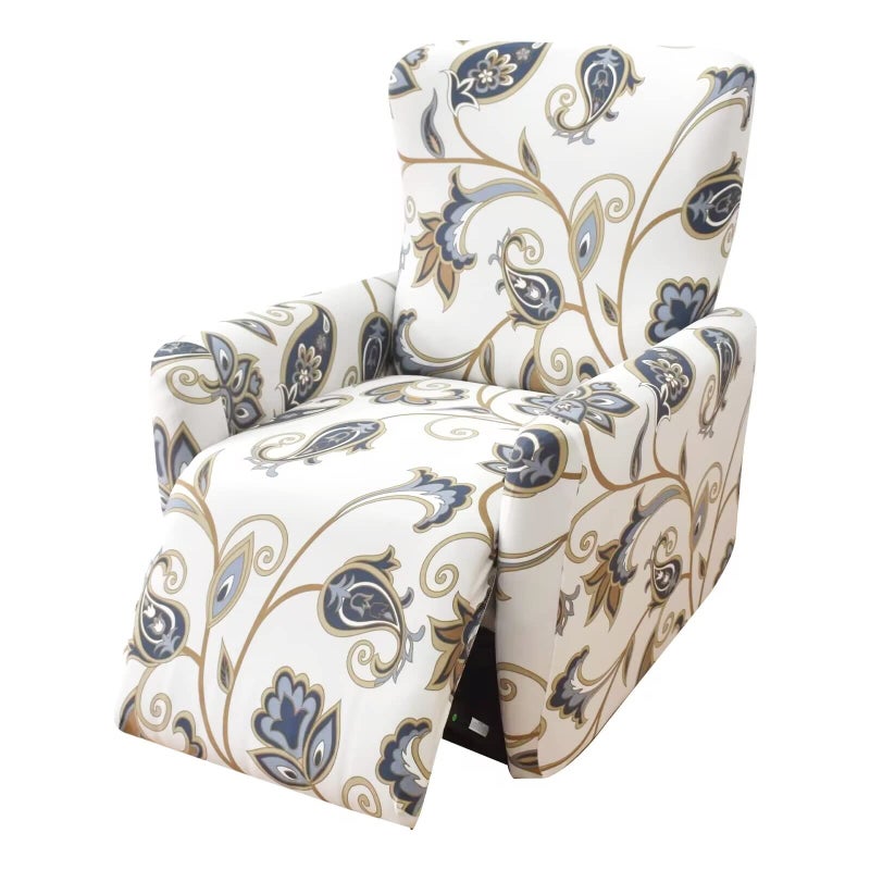 Eco-Ancheng EcoAncheng Recliner Slipcovers 4Pieces Recliner Chair Covers Lazy Boy Chair Covers Stretch Recliner Couch Covers Fitted Non Slip Reclining Slipcovers Furniture Protector for Recliner with Pocket - Image 2