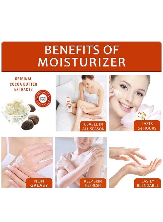 Lilium Cocoa Butter Face & Body Lotion 350ml, Hydrate & Natural Glow, Moisturization, Anti-Aging, Soothing, Antioxidant Defense, Non-Greasy, Radiant Skin, All Skin Type With SPF - Image 4