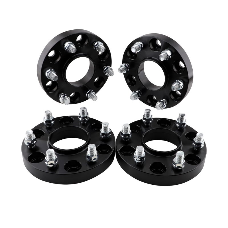 ZY WHEEL 4pcs 6x556x1397 Wheel Spacers 1 Compatible for Chevy Silverado 1500 GMC Sierra 1500 New Models 781mm Hub Bore 6 Lugs M14x15 Hubring Spacer for Tahoe Suburban Avalanche Yukon Escalade