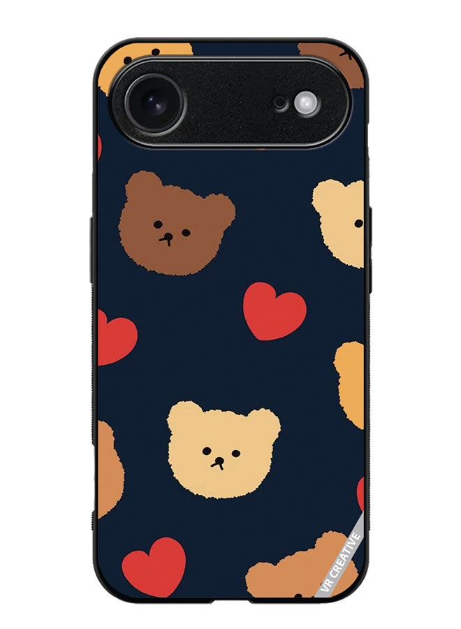 VR CREATIVE Protective Case Cover For Apple iPhone 17 Air Teddy Face Design Multicolour