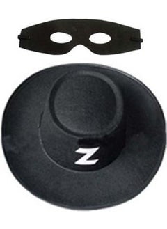 Zorro Hat Mask Set Adult - pzsku/ZC58FA52490F161DDAC25Z/45/_/1741299587/7053e01d-6015-49f6-94c5-eb4d883a69ca