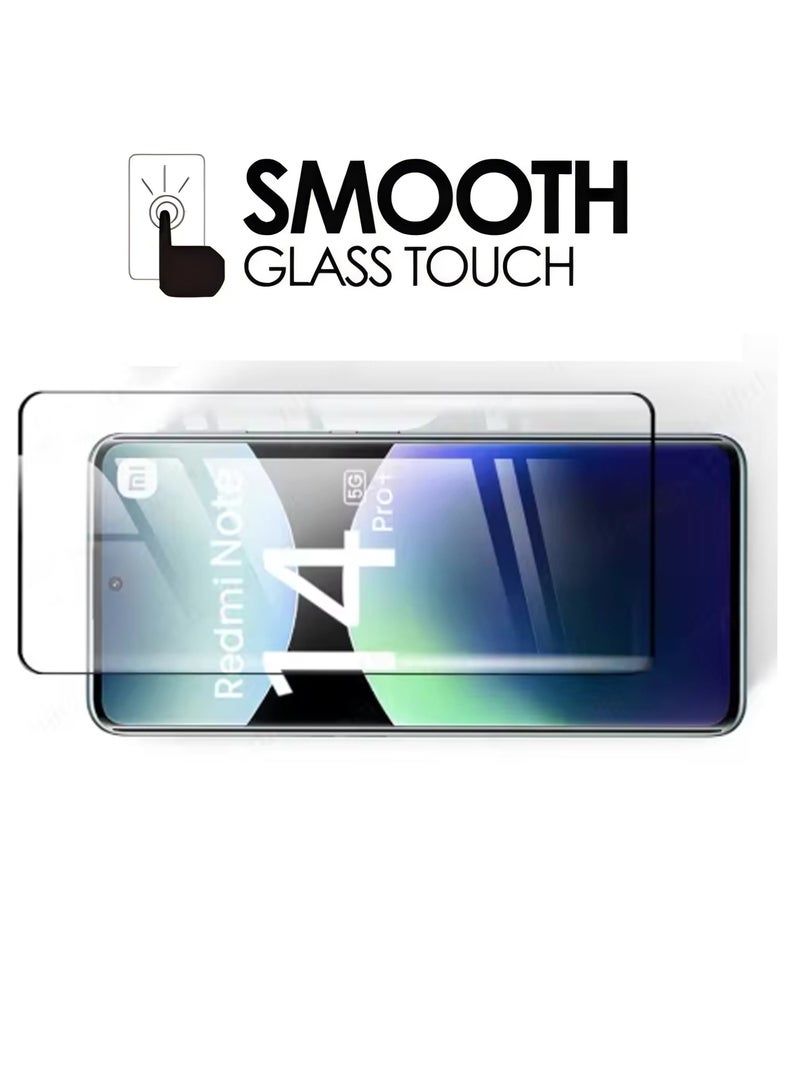 3 pcs for Xiaomi Redmi Note 14 Pro+ 5G Tempered Glass Screen Protector with Camera Lens Film, 2 Pcs Front Screen Protectors and 1 Pcs Lens Film  - Image 4