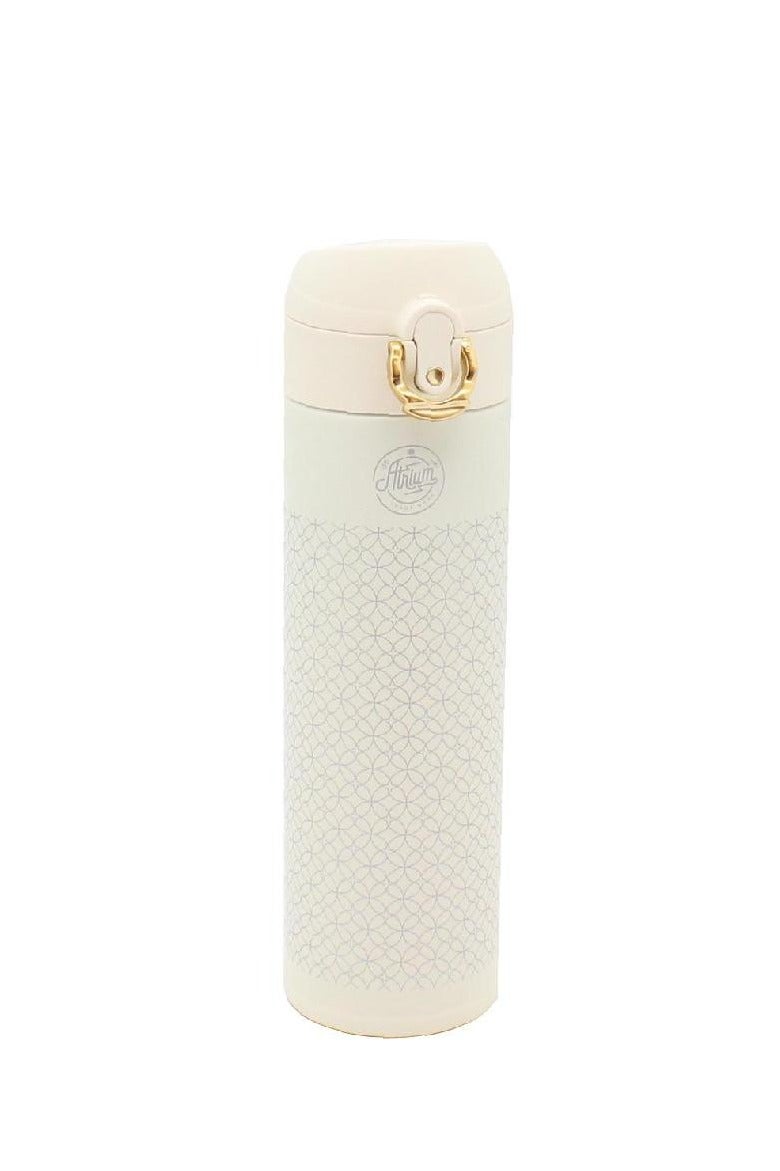 Atrium 304 Tumbler Printed Pattern Body with Gold Lock Hot/Cold 520.00 ml - Image 1