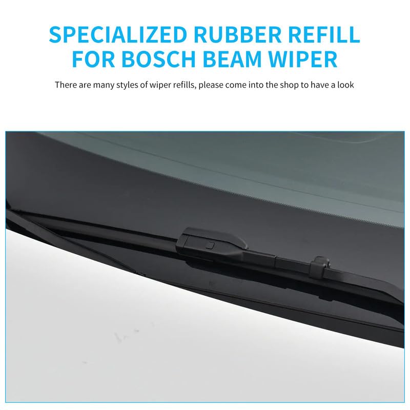 DYNOELS Wiper Blade Refill, 24 Inches Wiper Refill 6 mm Fit for Honda CR-V 2023 Original Equipment Replacement Windshield Wiper Refills 4 Pcs - Image 2