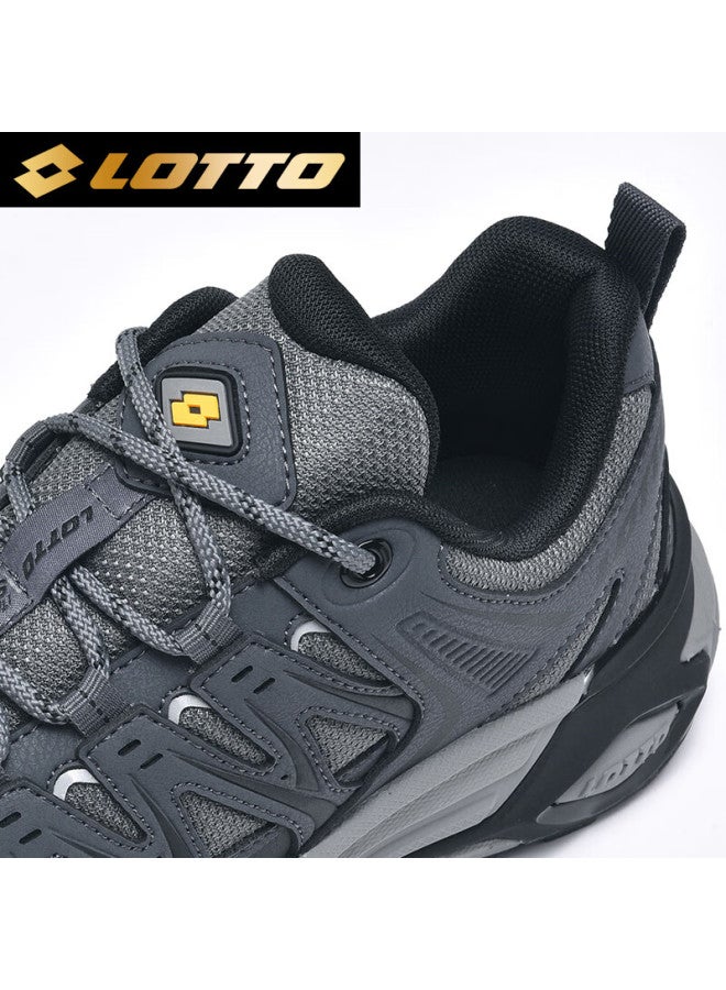 Lotto Women's Couple Running Shoes Outdoor Hiking Mountaineering Trail Shock Absorption Non-slip Sports Shoes Dark Gray 37 - Image 2