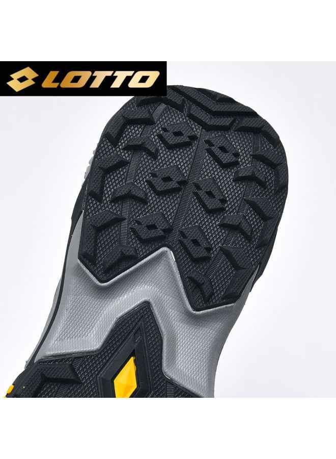 Lotto Women's Couple Running Shoes Outdoor Hiking Mountaineering Trail Shock Absorption Non-slip Sports Shoes Dark Gray 37 - Image 1