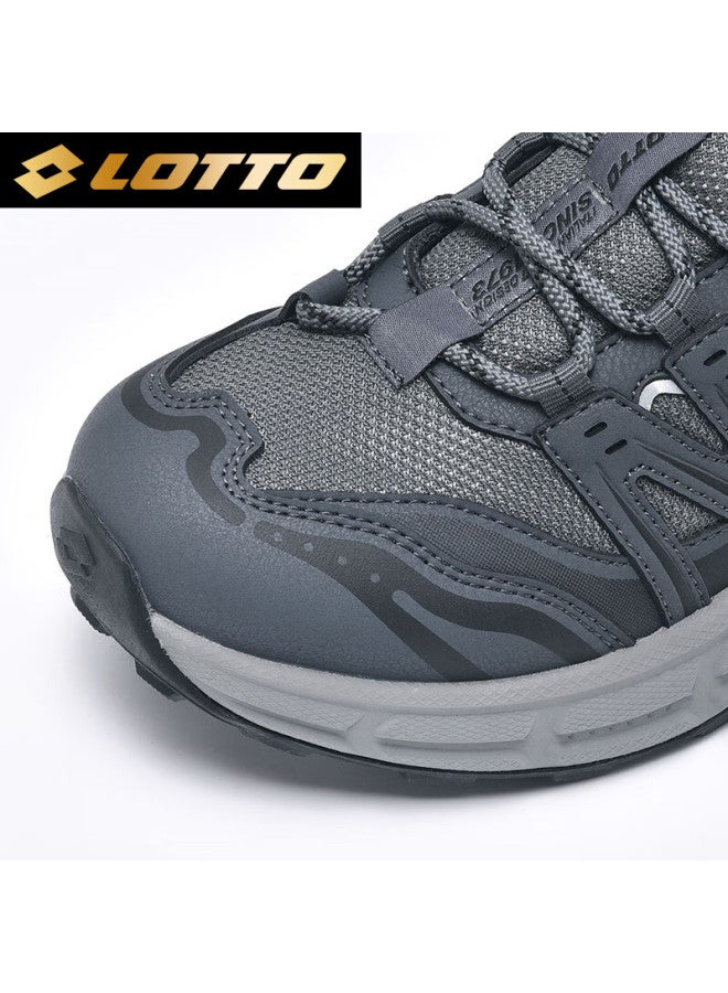 Lotto Women's Couple Running Shoes Outdoor Hiking Mountaineering Trail Shock Absorption Non-slip Sports Shoes Dark Gray 37 - Image 3