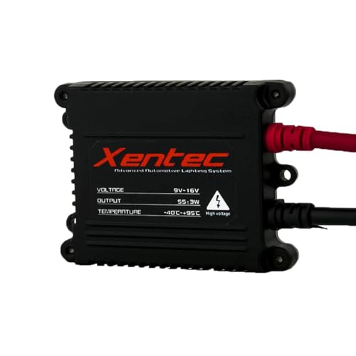 Xentec H4 (HB2) Hi/Lo 8000K HID Xenon Bulb Bundle with 55W EP Alloy Slim Ballast (Lightning Blue, high Beam Halogen) - Image 4
