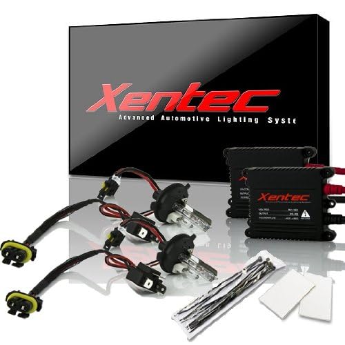 Xentec H4 (HB2) Hi/Lo 8000K HID Xenon Bulb Bundle with 55W EP Alloy Slim Ballast (Lightning Blue, high Beam Halogen) - Image 2