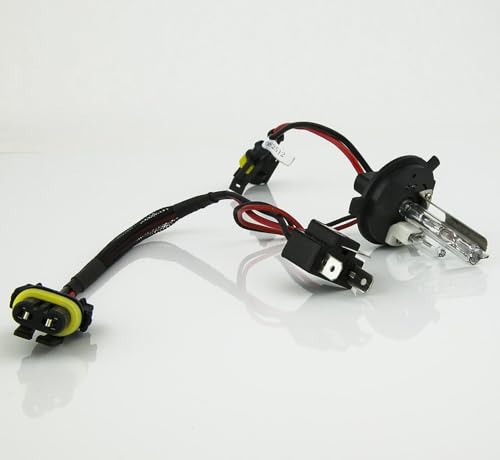 Xentec H4 (HB2) Hi/Lo 8000K HID Xenon Bulb Bundle with 55W EP Alloy Slim Ballast (Lightning Blue, high Beam Halogen) - Image 3