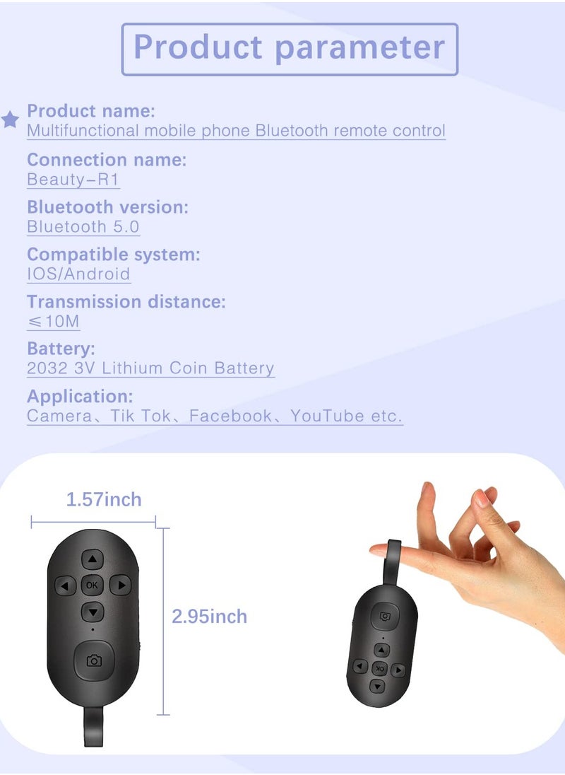 Excefore - Selfie Clicker, Camera Photo and Video Clicker for iPhone, for TIKTok & iPad Kindle Client, Support Tiktok Video Recording/Play/Pause/Give a Like - Image 1