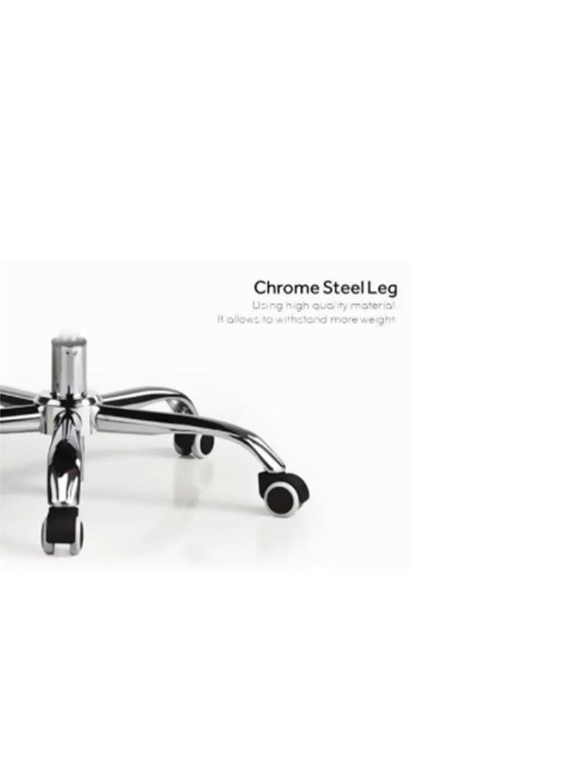 Swivel Office Chair Black/Grey 49x49x70cm - Image 2